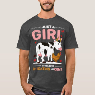 T-shirt Femmes Agricultrices Amateurs de poulet Filles Agr