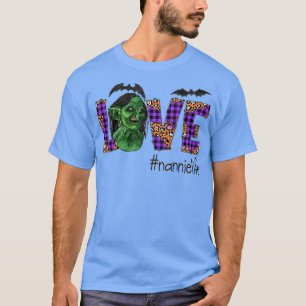 T-shirt Femmes Aimer halloween art effrayant Nannie cadeau