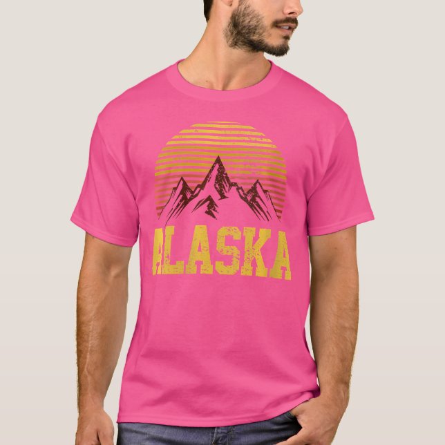 T-shirt Femmes Alaska Vintage (Devant)