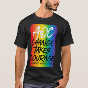 T-shirt Femmes Alexandria Ocasio-Cortez, AOC, Devis de cha