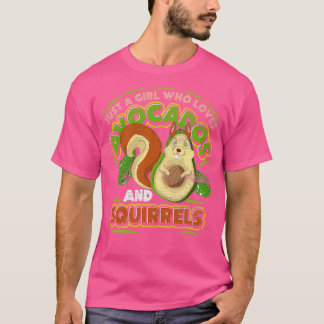 T-shirt Femmes Amateurs d'Avocado Filles Écureuil d'animau
