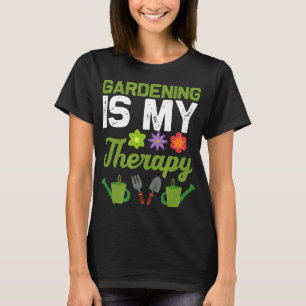 T-shirt Femmes amatrices de plantes de jardin Thérapie de