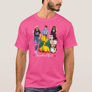 T-shirt FEMMES AMÉRICAINES ÉLEVÉES Grenade Sang Grenadien