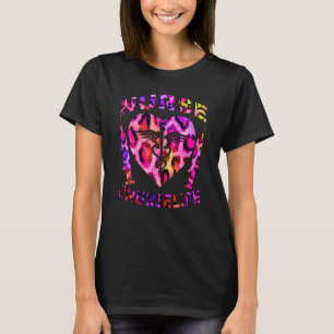 T-shirt Femmes Amour Infirmière Vie Infirmière Jour Infirm
