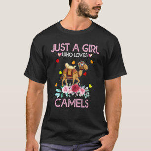 T-shirt Femmes Amoureux des animaux De Camel Juste Une Fil