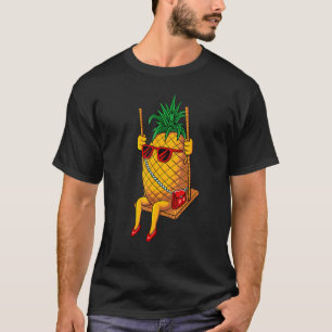T-shirt Femmes ananas Swinger à l'envers femmes Swinger à