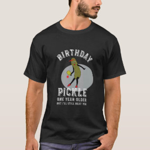 T-shirt Femmes Anniversaire Pickle Girls Pickleball Annive