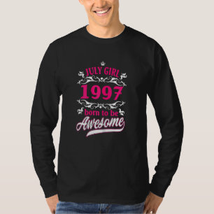 T-shirt Femmes Anniversaire Vêtements Vintages Juillet 199