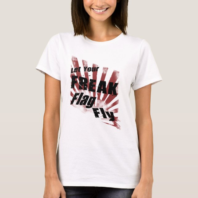 T-shirt Femmes anormales de drapeau (Devant)