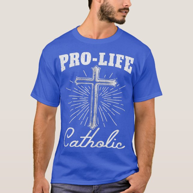 T-shirt Femmes anti-avortement Anti-avortement catholiques (Devant)