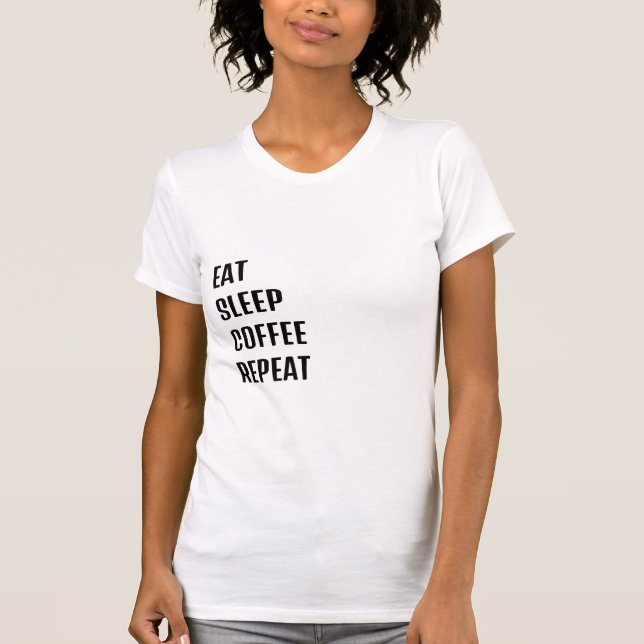 T-shirt Femmes au café (Devant)