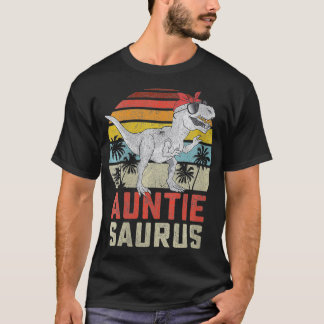 T-shirt Femmes Auntiesaurus T Re Dinosaur Auntie Saurus Fa