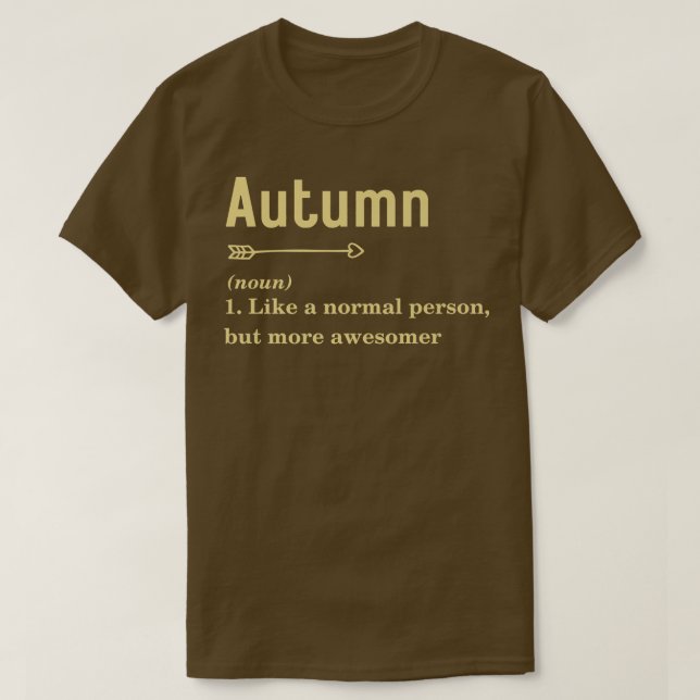 T-shirt FEMMES Automne mignonne et drôle Nom Balise Défini (Design devant)