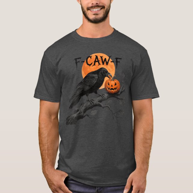 T-shirt Femmes awF Corbeau Oiseau Corbeau Gothique Croassa (Devant)