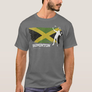 T-shirt Femmes Badminton de Badminton Jamaïque Joueur de j