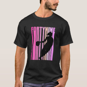 T-shirt Femmes Basket-ball féminin 49e anniversaire Retro 