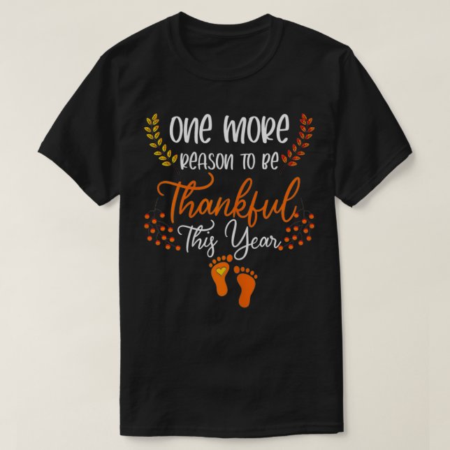 T-shirt Femmes Bébé Thanksgiving Une Raison De Plus D'Être (Design devant)