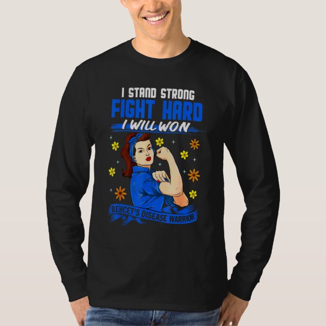 T-shirt Femmes Behcet's Disease Warrior Mois Indestructibl (Devant)