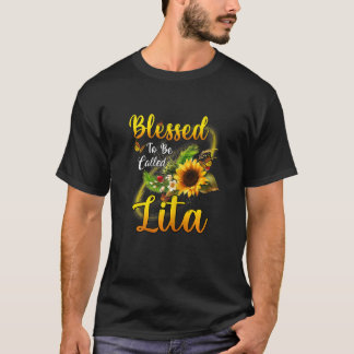 T-shirt Femmes Béni D'Être Appelé Lita Sunflower Mères