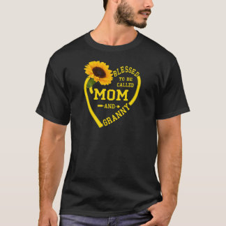 T-shirt Femmes Béni d'être appelé maman et grand-mère