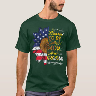 T-shirt Femmes Béni D'Être Appelé Maman Et Grand-Mère 4ème