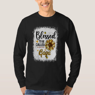 T-shirt Femmes Béni D'Être Appelé Mère Tournesol Gaga