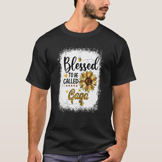 T-shirt Femmes Béni D'Être Appelé Mère Tournesol Gaga (Devant)