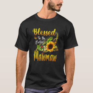 T-shirt Femmes Béni D'Être Appelé Tournesol Mawmaw Mothe