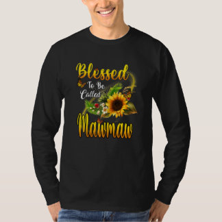 T-shirt Femmes Béni D'Être Appelé Tournesol Mawmaw Mothe
