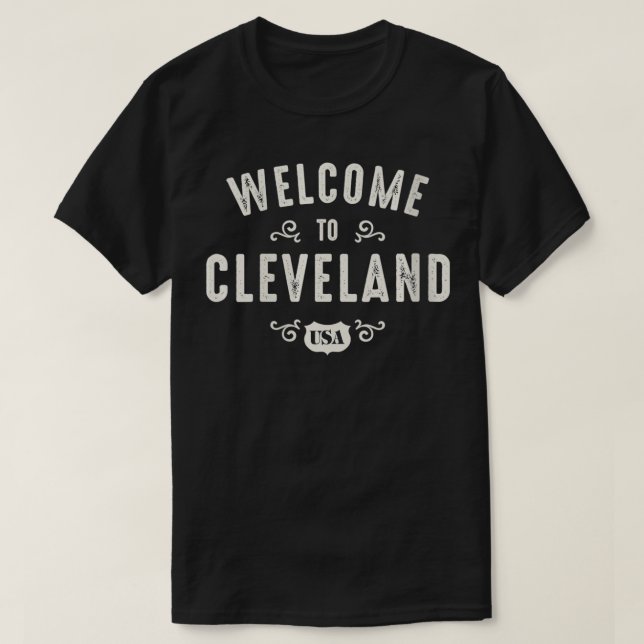 T-shirt Femmes Bienvenue À Cleveland Le Cool De Forest Cit (Design devant)