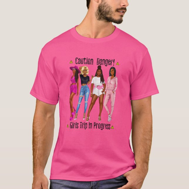 T-shirt Femmes Black Girls Voyage Progrès Afro-Américain (Devant)