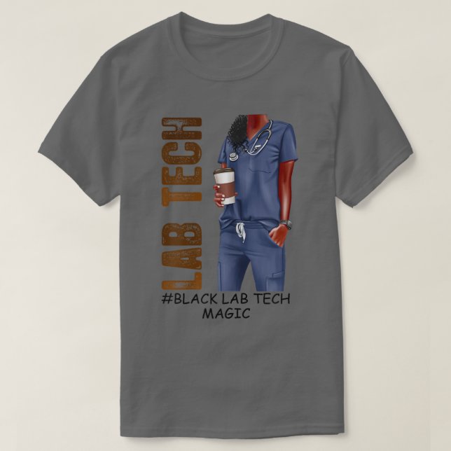 T-shirt Femmes Black Lab Tech Women Prith Mois Lab Tech V (Design devant)