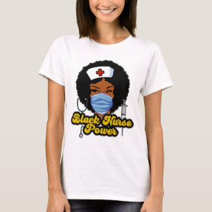 T-shirt Femmes Black Nurse Power - Histoire noire