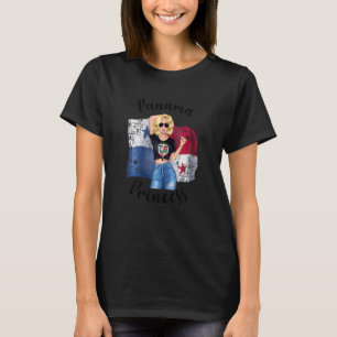 T-shirt Femmes Blonde Panama Princesse Cute Panaméenne Mam