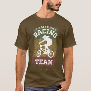 T-shirt Femmes BMX Vélo Guinée Drapeau Vélo vélo Course 