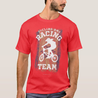 T-shirt Femmes BMX Vélo Israël Drapeau Vélo vélo Course