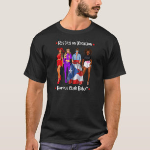 T-shirt Femmes Boricuas En Vacances Porto Rico Girls Trip