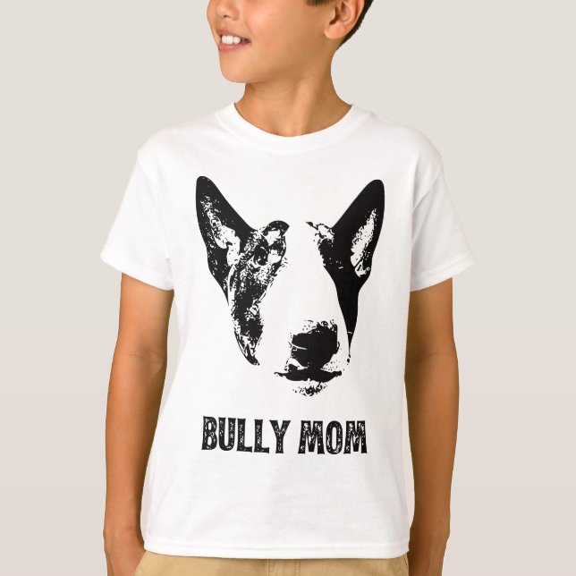 T-shirt Femmes Bully Maman - Français Bull Terrier Maman (Devant)