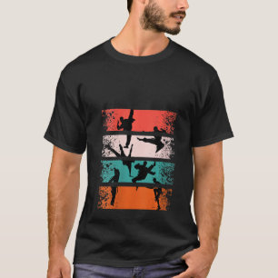 T-shirt Femmes Capoeira Retro Vintage Capo Ginga Danse Fig