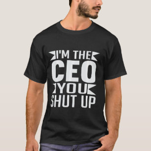 T-shirt Femmes Ceo Boss Tee Future Ceo 000 000 Im The Ceo 