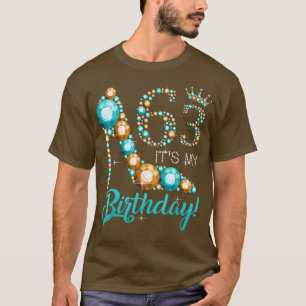 T-shirt Femmes C'est mon 63e cireur Couronne Joyeux 63e an