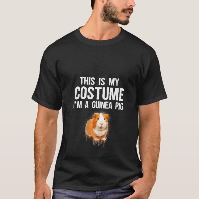 T-shirt Femmes C'est mon costume Je suis un cochon de Guin (Devant)
