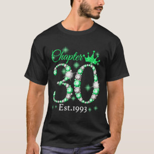 T-shirt Femmes Chapitre 30 EST 1993 30 ans 30e anniversair