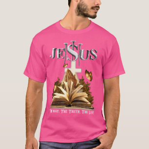T-shirt Femmes chrétiennes Hommes Enfants Jésus La Voie Vé