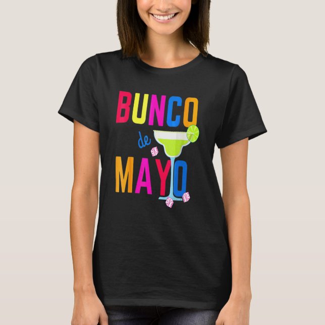 T-shirt Femmes Cinco De Mayo Bunco Bunco De Mayo Margarit (Devant)