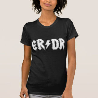 T-shirt Femmes classiques d'ER/DR foncées