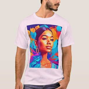 T-shirt Femmes colorées Dada Art
