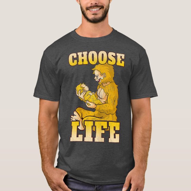 T-shirt Femmes contre l'avortement Anti-avortement Bigfoot (Devant)