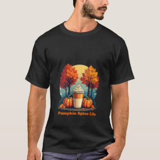 T-shirt Femmes Cool Mignon Couleurs D'automne Vibes Citrou
