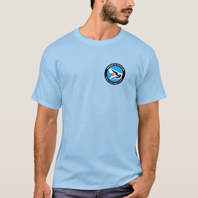T-shirt Femmes dans l'aviation (Devant)